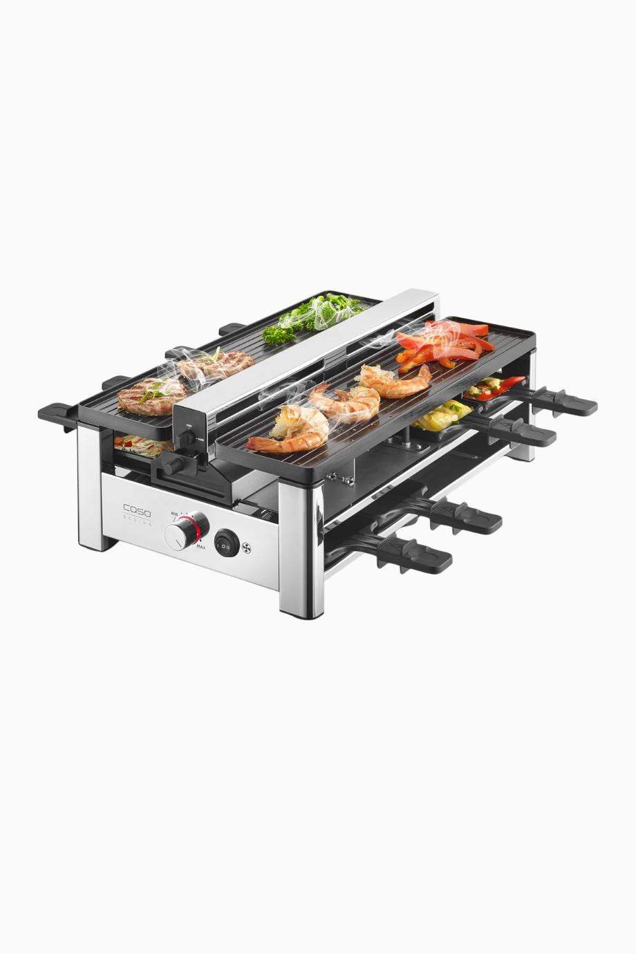 Raclette AirClean 8 Kişilik Duman Emişli Raclette Grill 1500W
