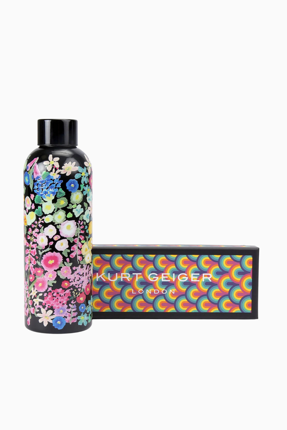 Siyah Metal İçecek Şişesi, Dayanıklı ve Şık Tasarım