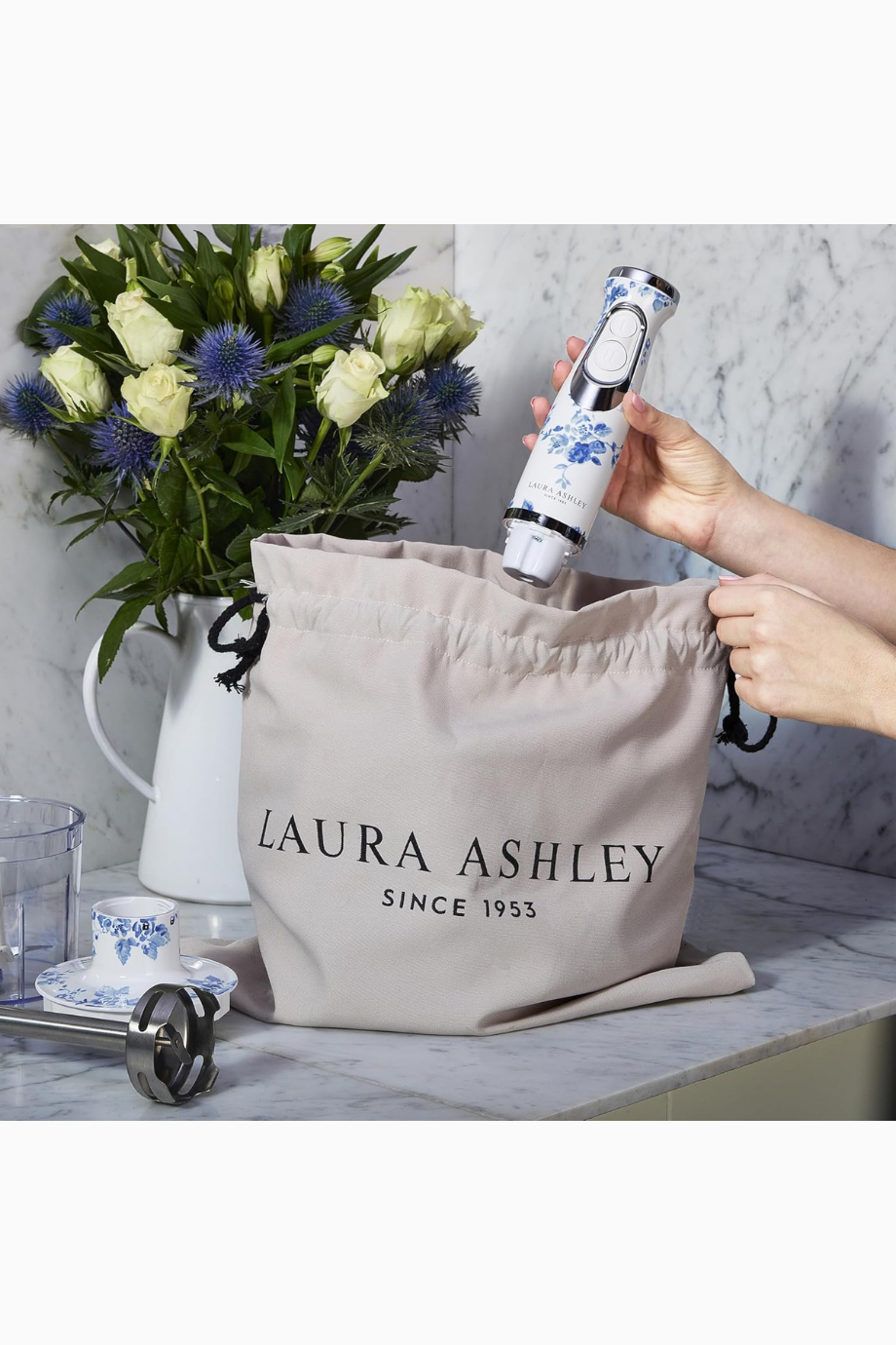 China Rose 4’ü 1 Arada 500W Elektrikli El Blenderi, Paslanmaz Çelik, Çırpıcı ve Karıştırma Kabı