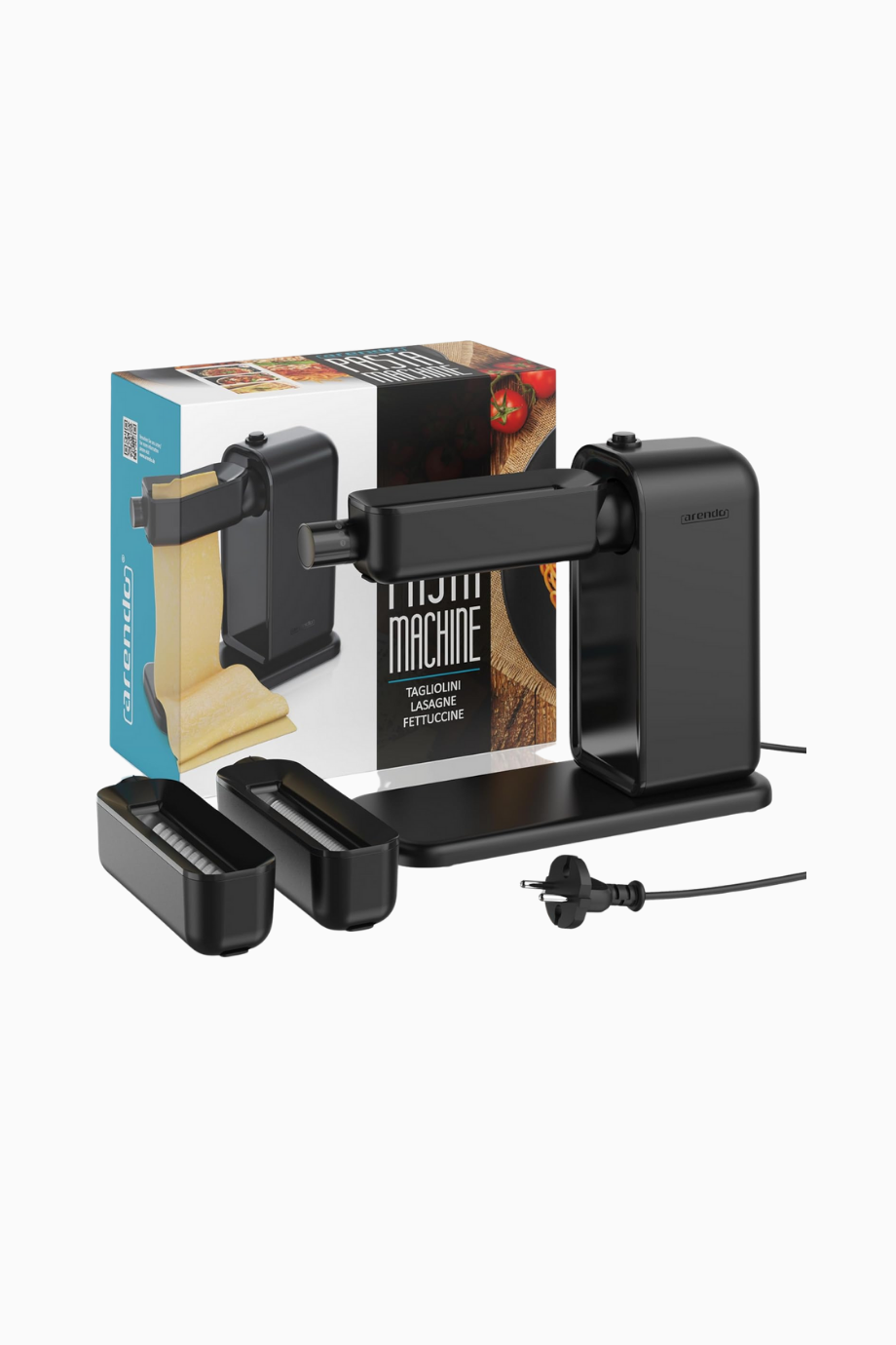 Elektrikli Makarna Makinesi 120W, 5 Ayarlanabilir Hamur Kalınlığı