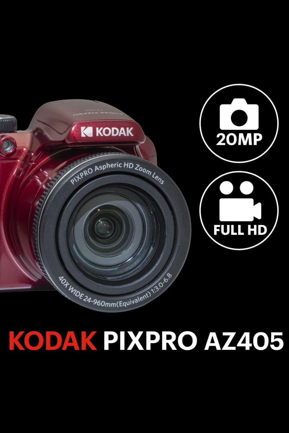 Pixpro AZ405 20MP 40x Zoom Dijital Fotoğraf Makinesi + 32GB