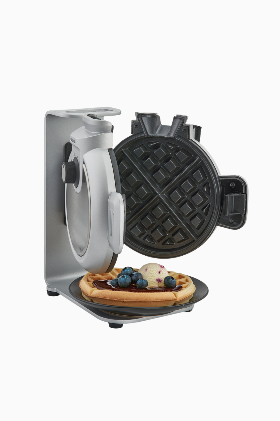 WaffleUp Dikey Waffle Makinesi, 5 Kademe, Yapışmaz Kaplama
