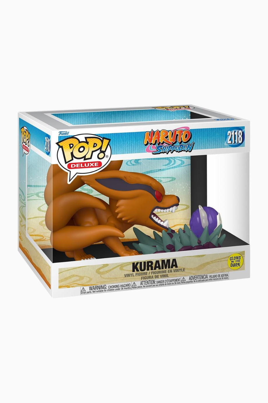 Pop! Deluxe Naruto Shippuden Kurama (Glow in the Dark) Figür