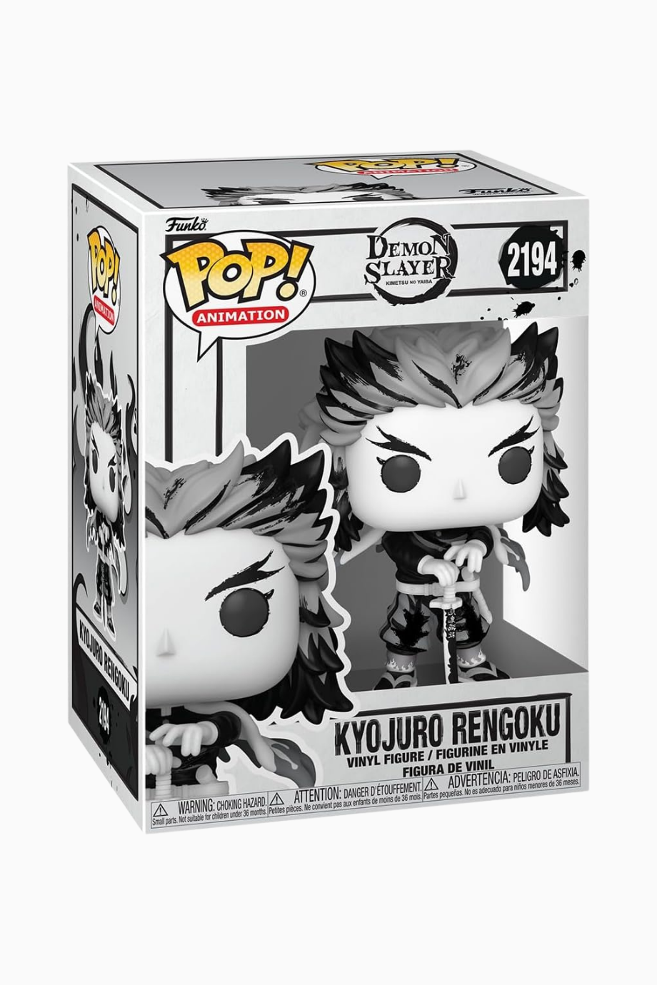 POP! Demon Slayer, Rengoku Sumi-Ink Vinil Koleksiyon Figürü
