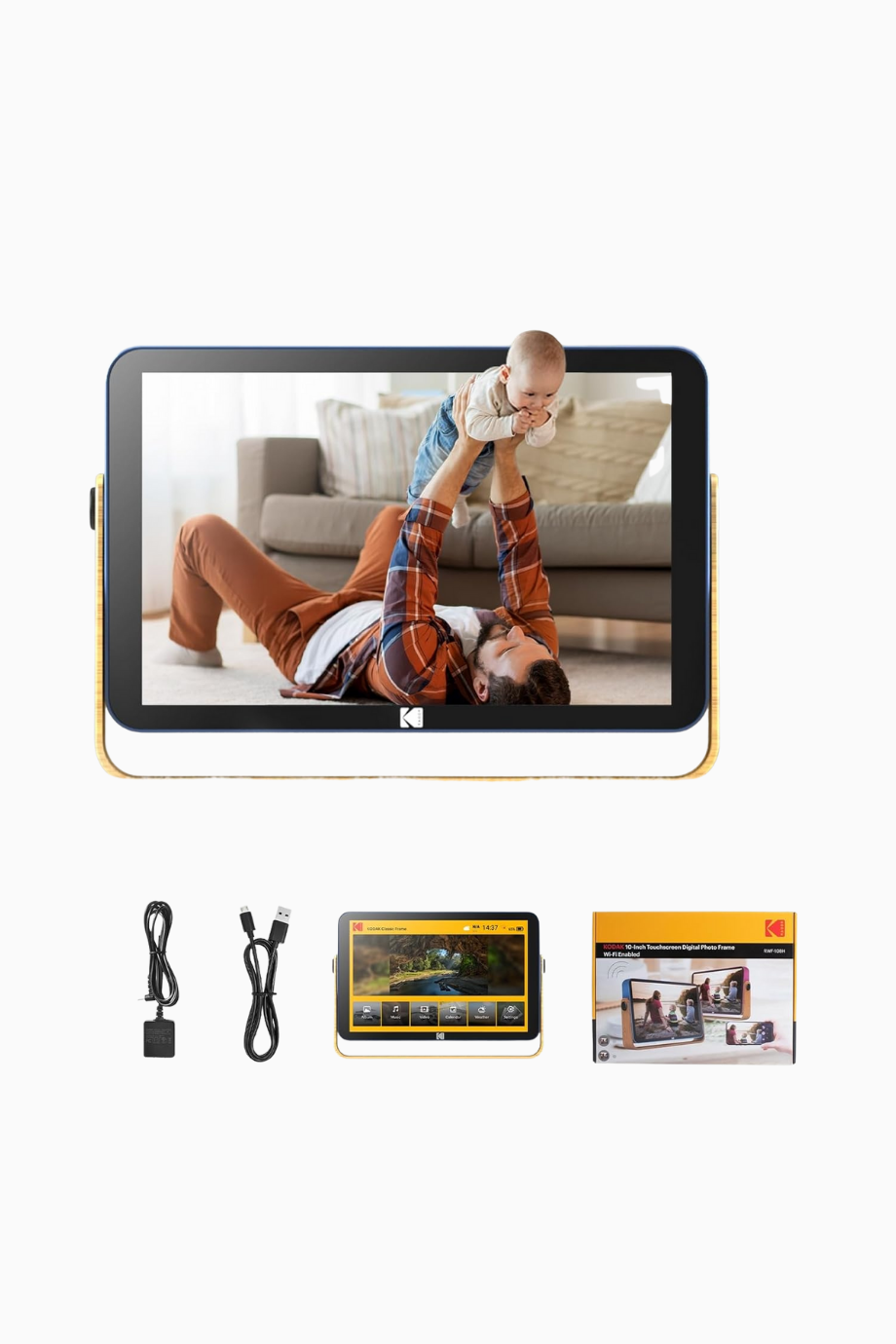 10.1” Wi-Fi Dijital Fotoğraf Çerçevesi, IPS Dokunmatik