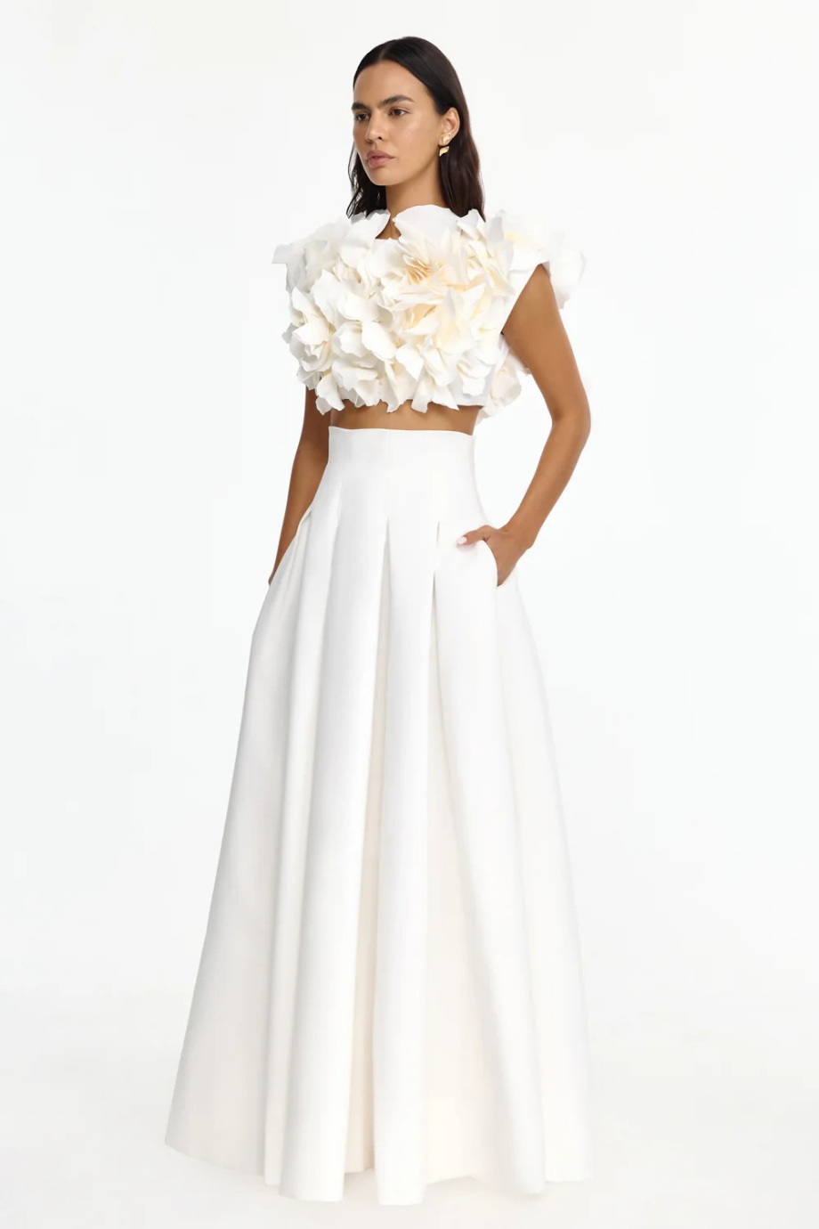 Kelletsin Fildişi Midi Kadın Etek