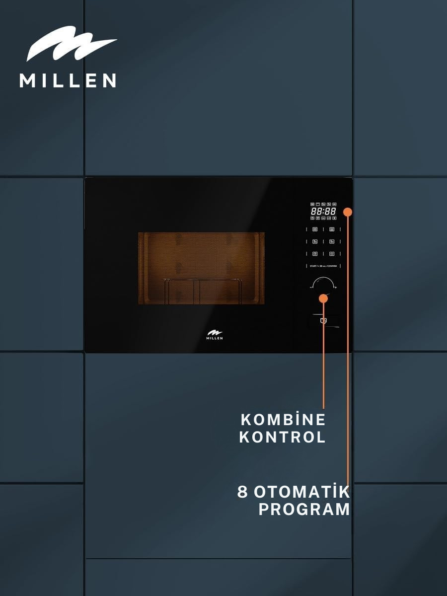 Mikrodalga Fırın, 20L Kapasite, Cam Kaplama