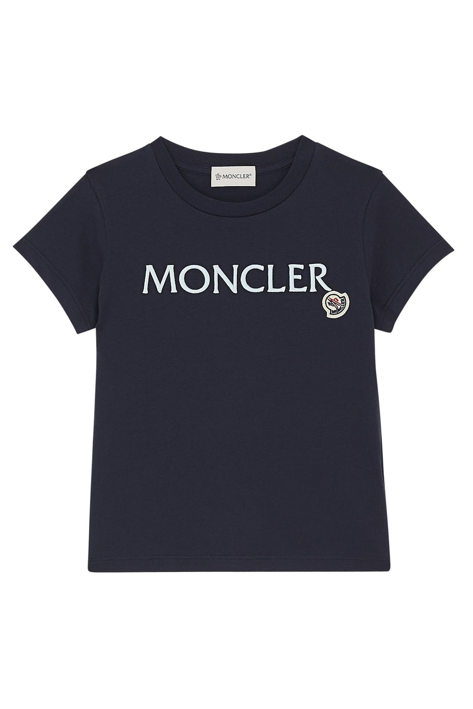 Çocuklar için Moncler Logolu Pamuklu Tişört