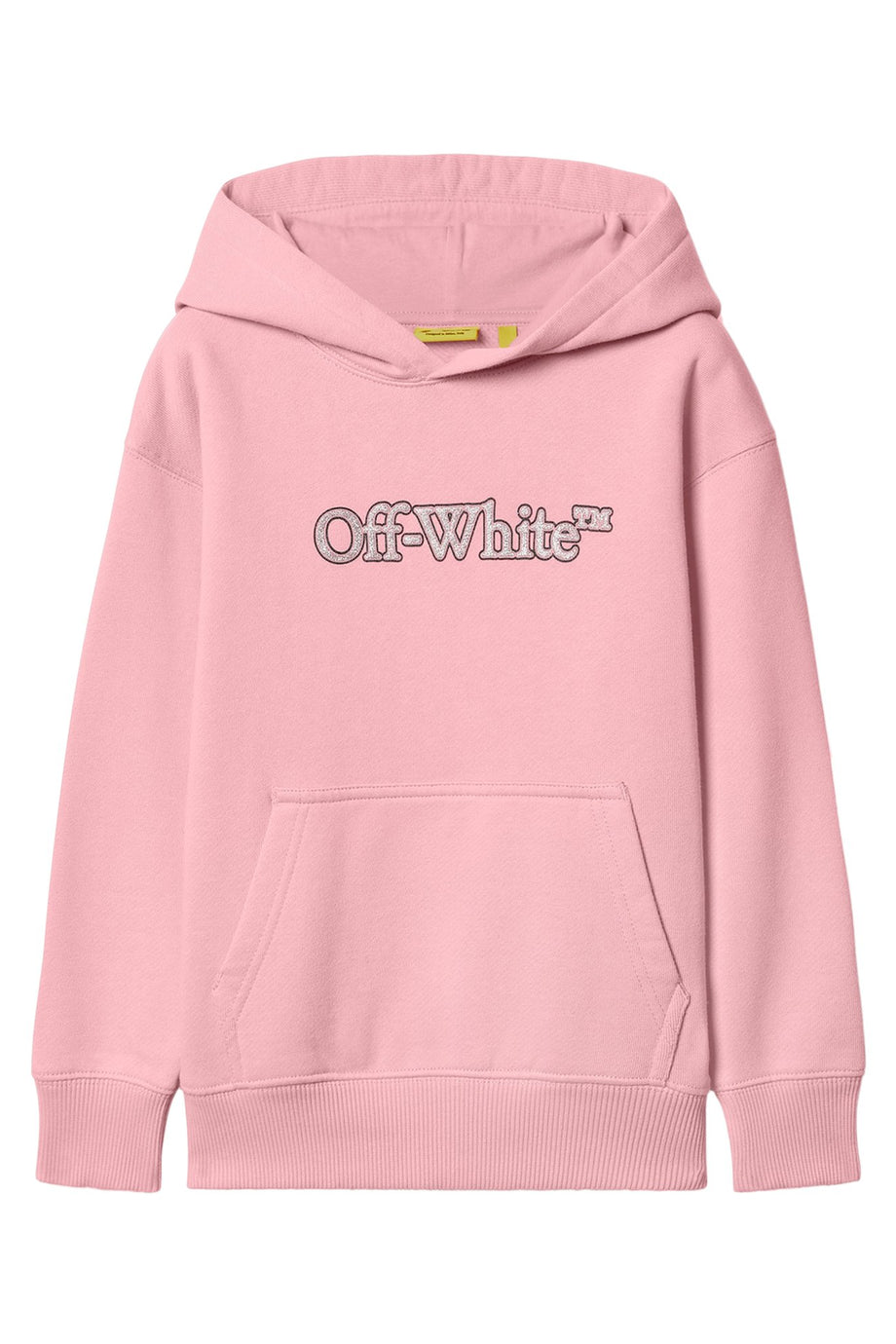 Çocuklar İçin Oversize Kitap Desenli Kapşonlu Sweatshirt - Off-White