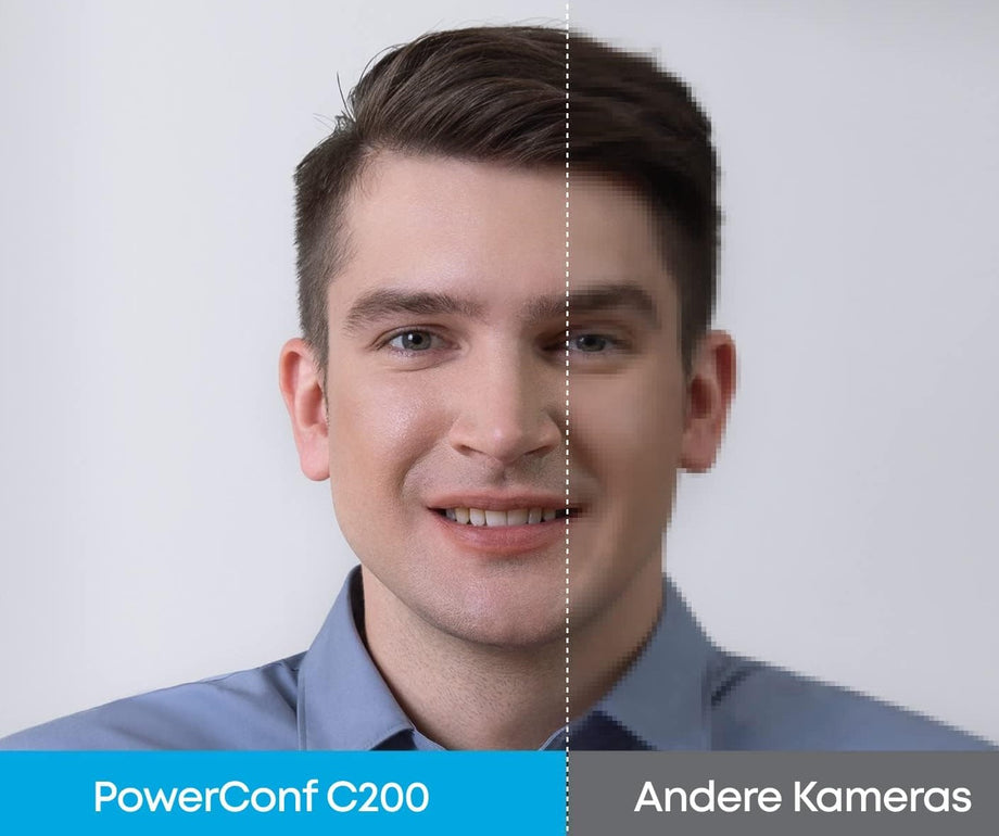 PowerConf C200 2K USB Web Kamerası,Gürültü Önleyici AI Mikrofonlar, Ayarlanabilir Görüş Açısı