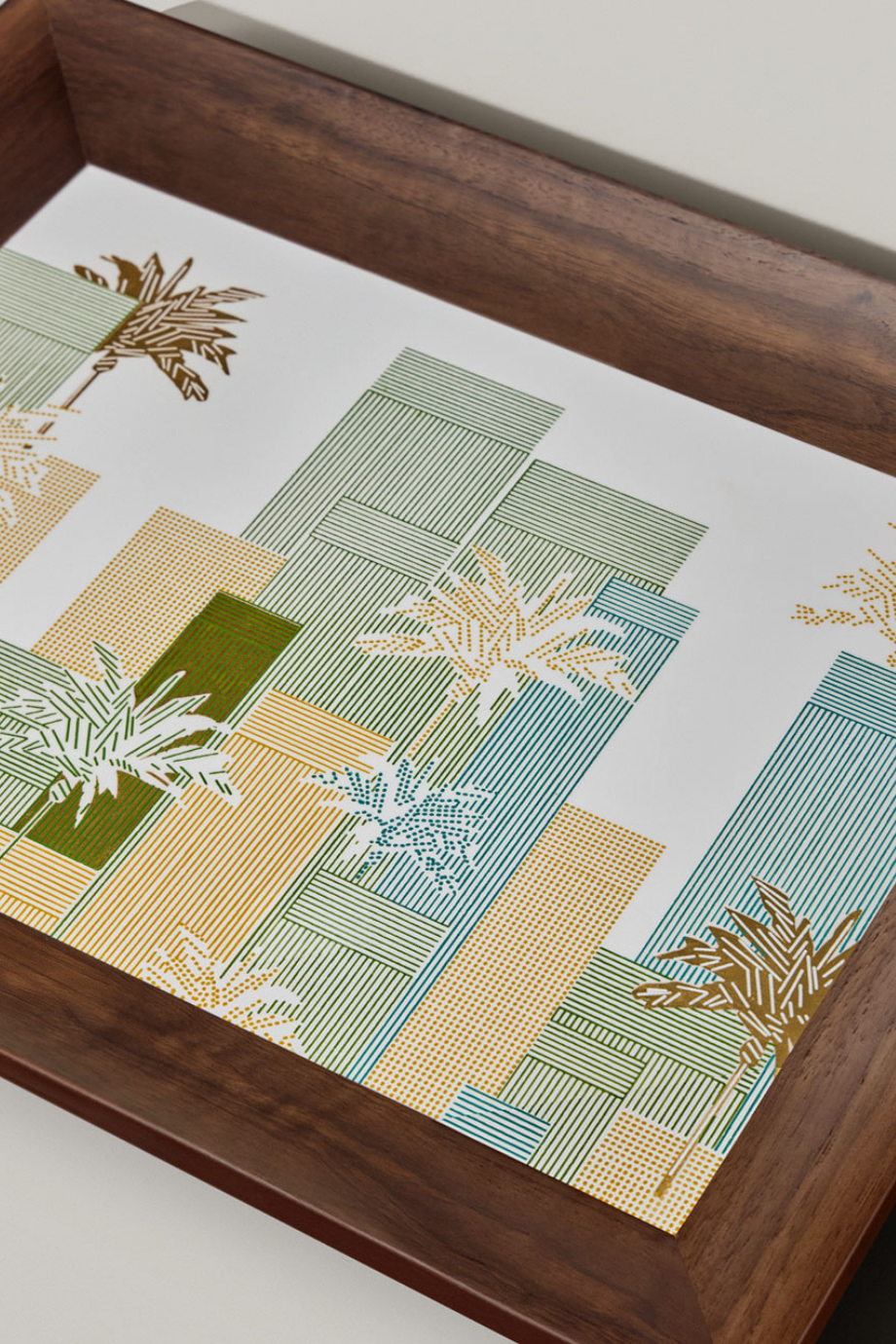 HQ815 El Yapımı Lake Dekoratif Tepsi