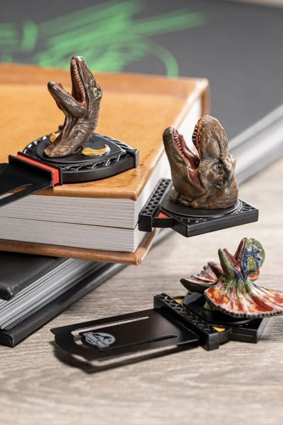 Jurassic Park Kitap Ayracı Seti 4’lü, Koleksiyonluk Tasarım