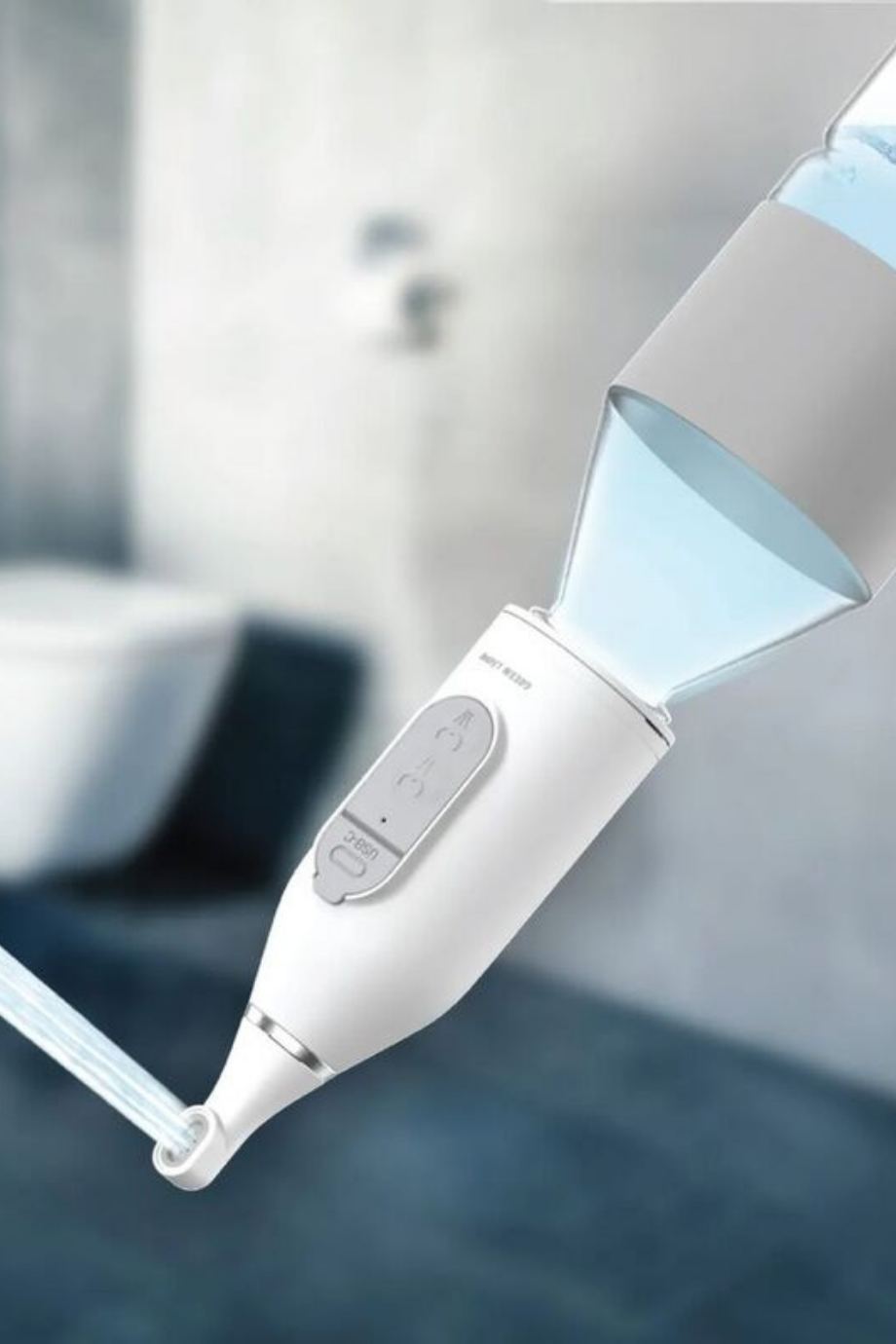 Splash Go Taşınabilir Şarjlı Bide 450mAh Beyaz