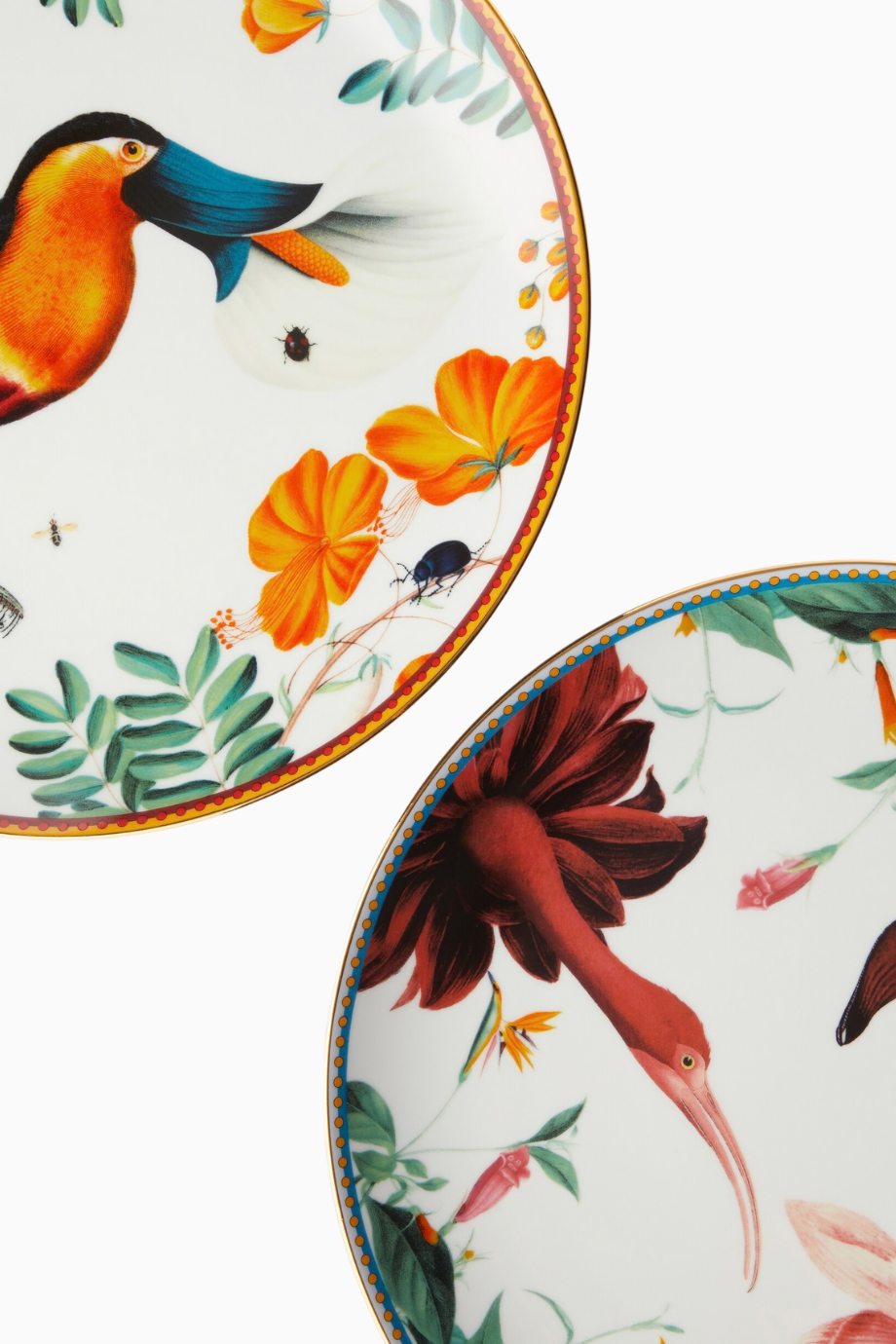 Birdbloom Porselen, İtalyan Tasarımı Dekoratif Tabak 31 cm
