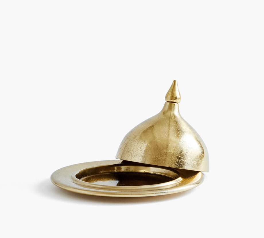 Tala Hurma Tepsisi Küçük, Altın Kaplama Zarafeti