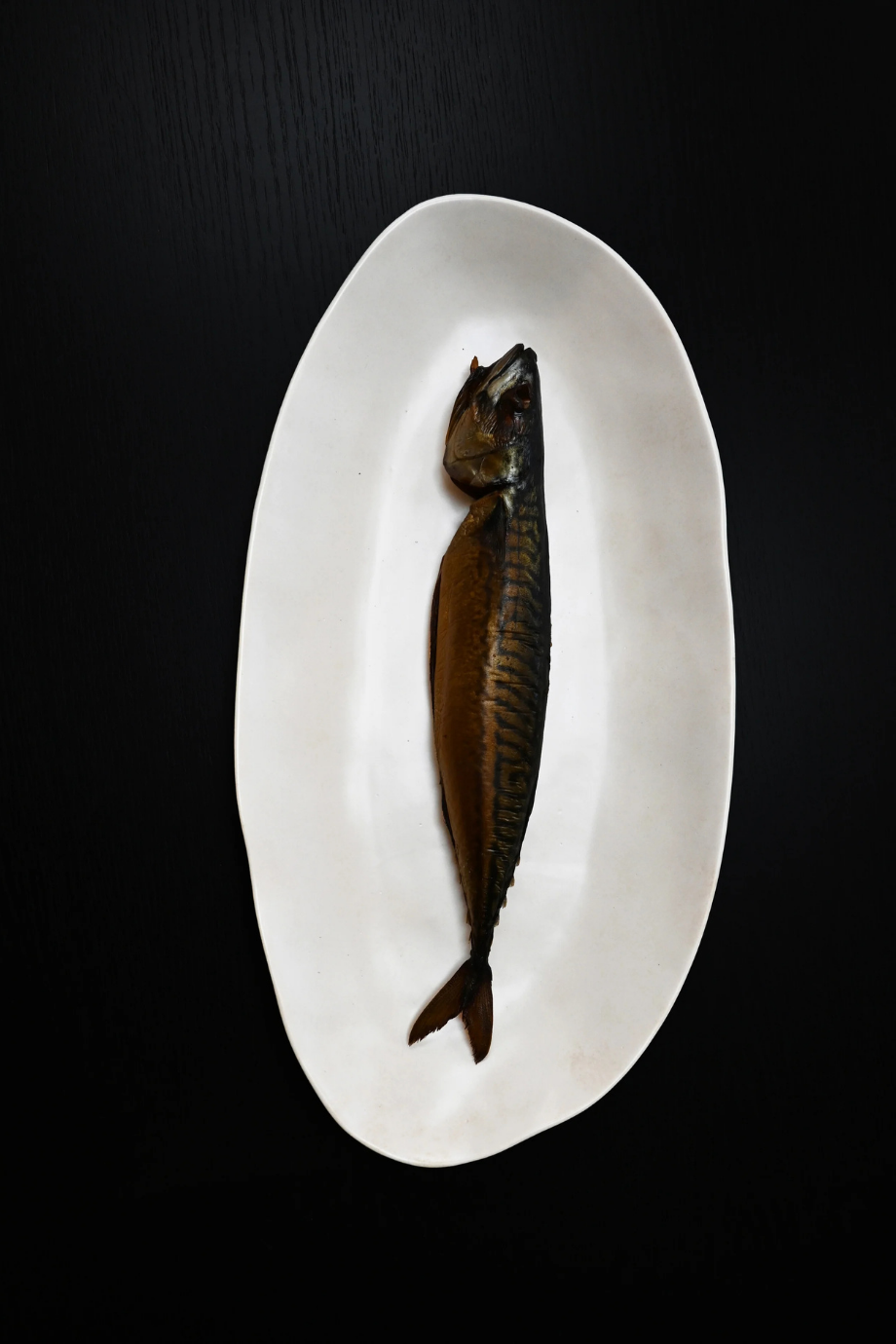 Native Oval El Yapımı Seramik Dekoratif Büyük Boy Tepsi