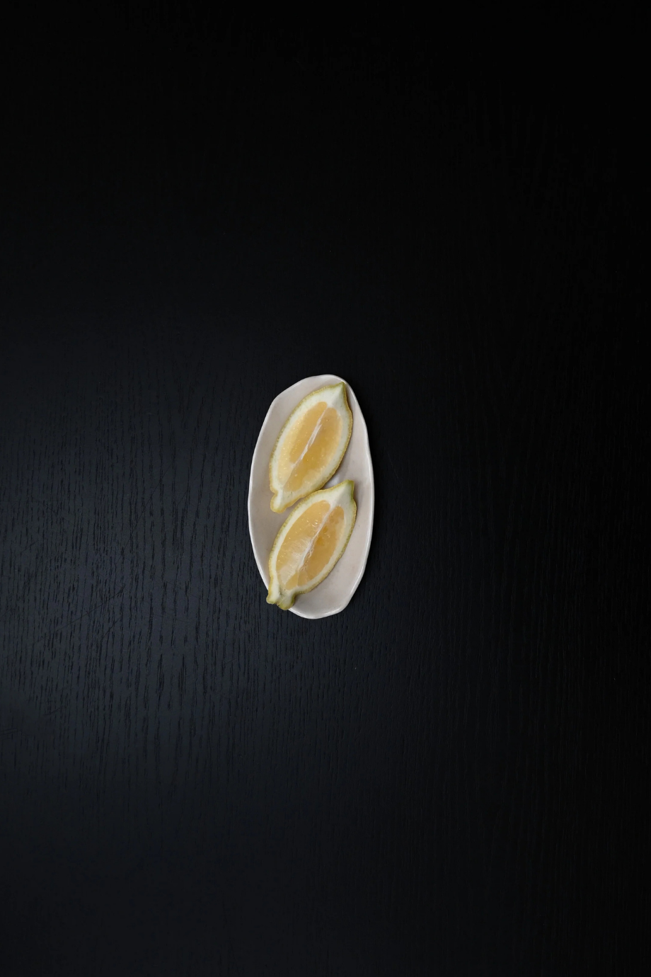Native Petit El Yapımı Seramik 2’li Oval Tepsi