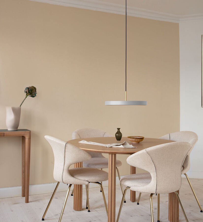 Asteria Aluminyum Sarkıt Lamba Modern ve Ayarlanabilir LED Aydınlatma, Açık Gri