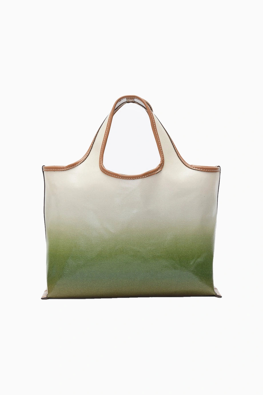 Ombre Coated Canvas Kadın Mini Market Tote Çanta
