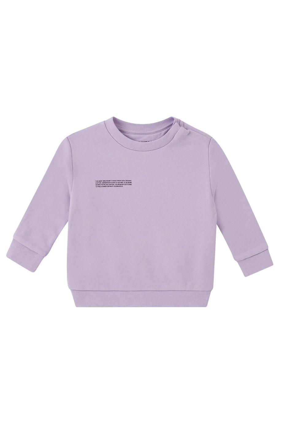 Çocuk Organik Pamuklu Sweatshirt - Açık/Pastel Mor