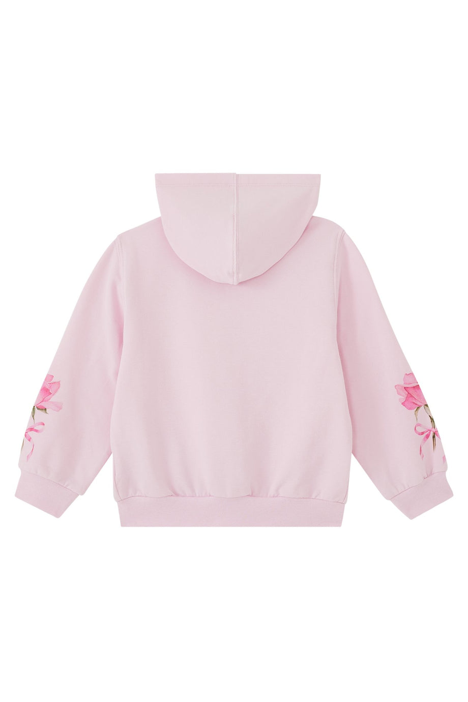 Çocuklar için Gül Desenli Sweatshirt - Pembe