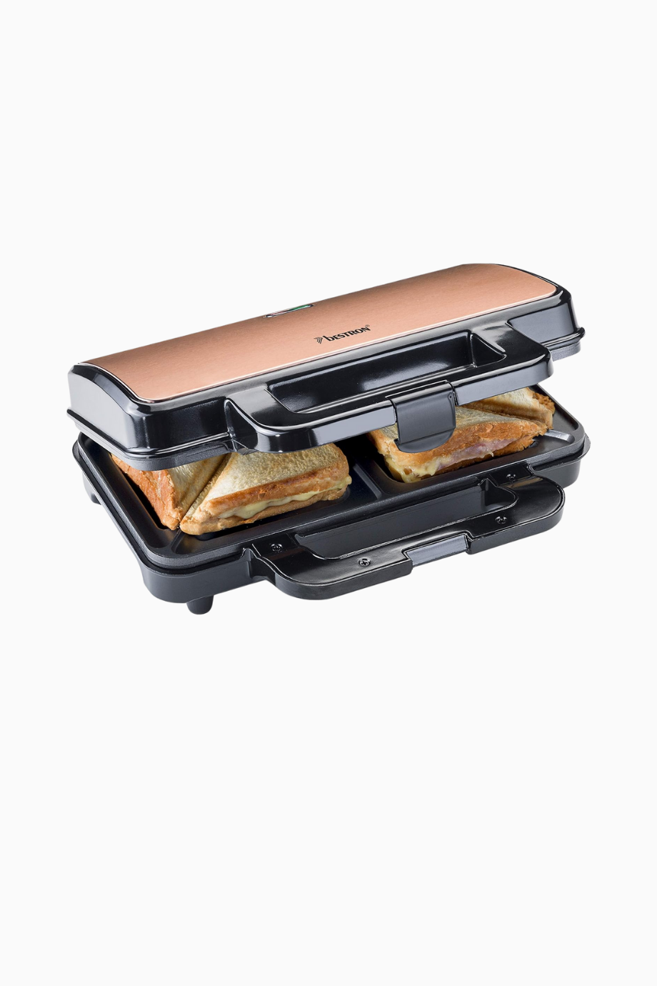 XL Lüks Sandwich Maker Yapışmaz, Otomatik Kontrollü 900W