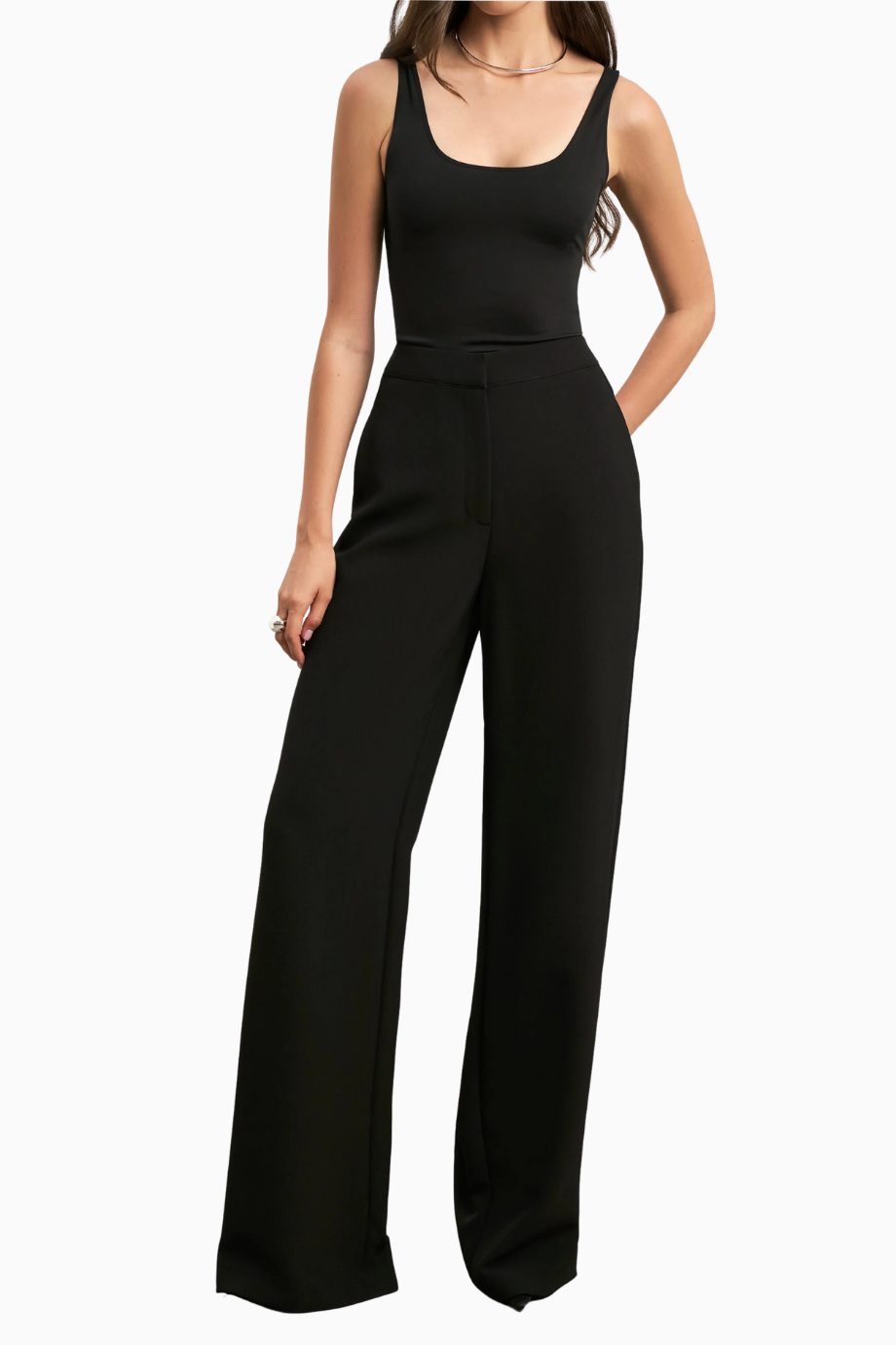 Effortless Wide Leg Trousers Kadın Pantolon