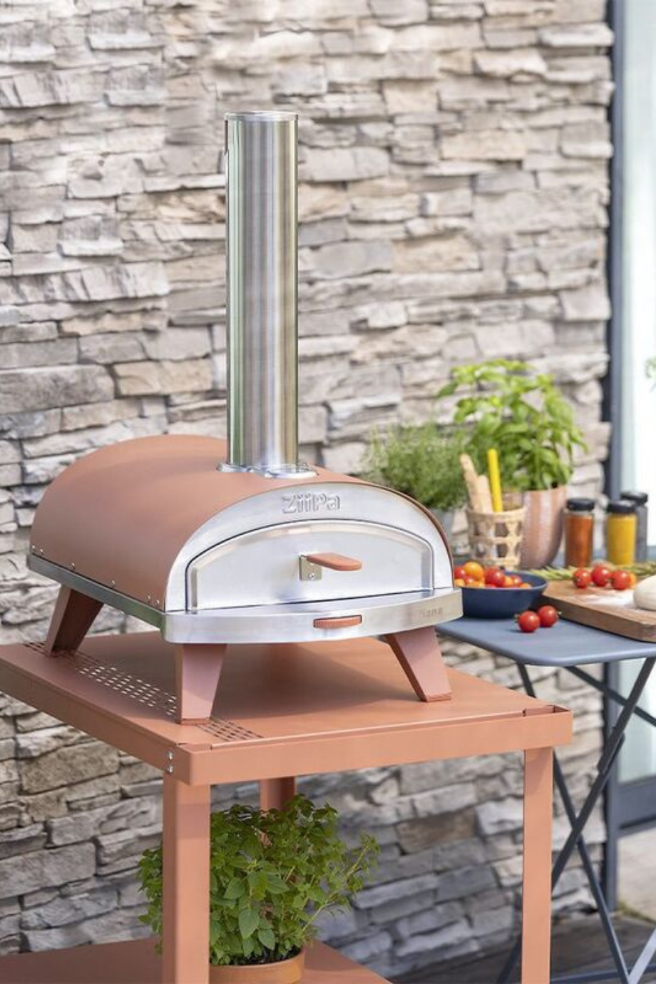 Piana Pellet Pizza Fırını Döner Taşlı