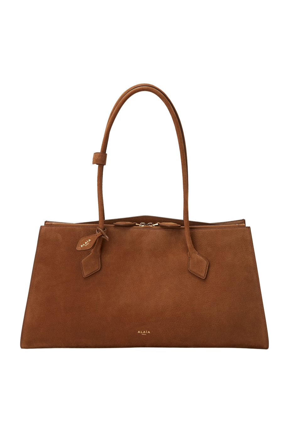 LE TECKEL Nubuk Deri Alışveriş Çantası, 3 Bölmeli, Fermuarlı ve Manyetik Kapaklı, İtalya Üretimi