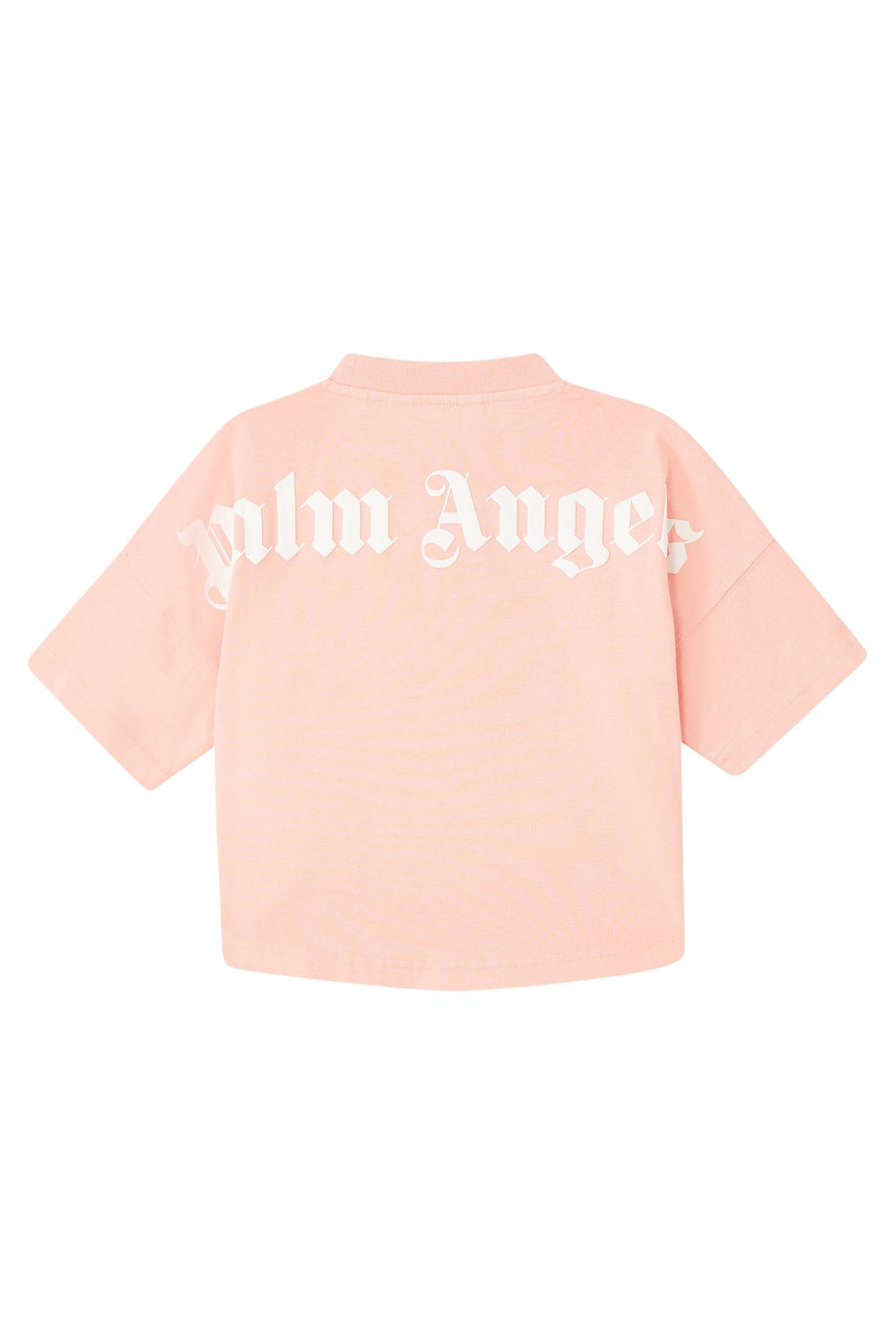 Palm Angels Logo Baskılı Pamuk Tişört - Pembe