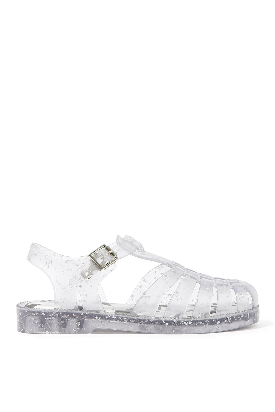 Kız Çocuk Parlak Sandaletler - Gümüş