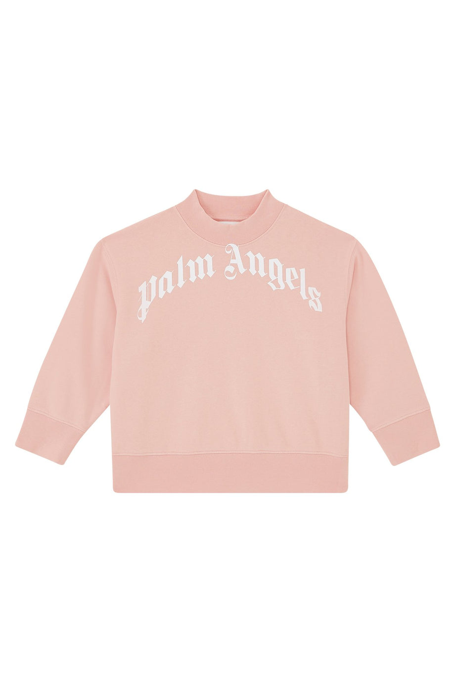 Çocuklar İçin Kavisli Logo Yuvarlak Yaka Sweatshirt