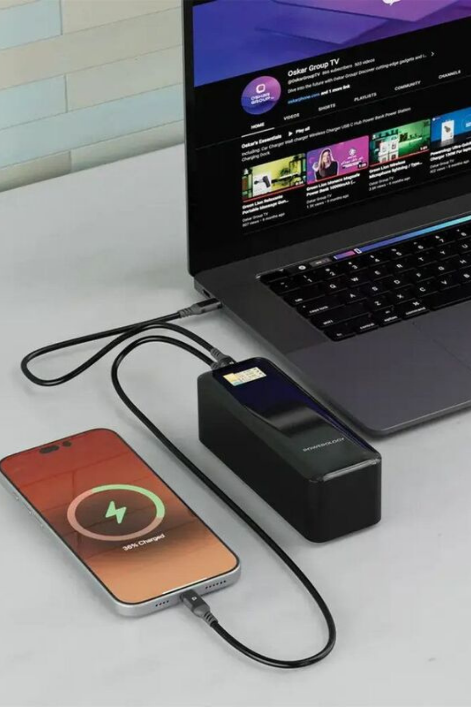 NeuroVolt 140 27000mAh Power Bank Siyah