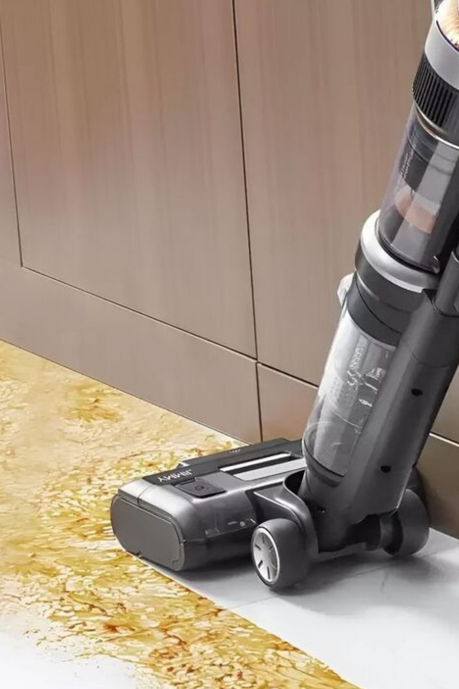 PW11 Pro Kablosuz Vakum ve Yer Yıkama Makinesi Siyah-Gümüş