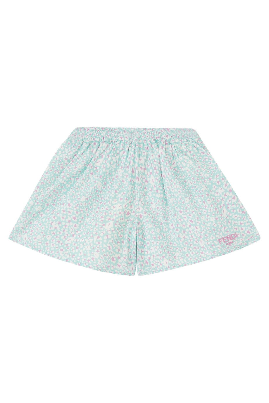 Çocuk Pamuklu Poplin Şort - Renkli Hayvan Desenli