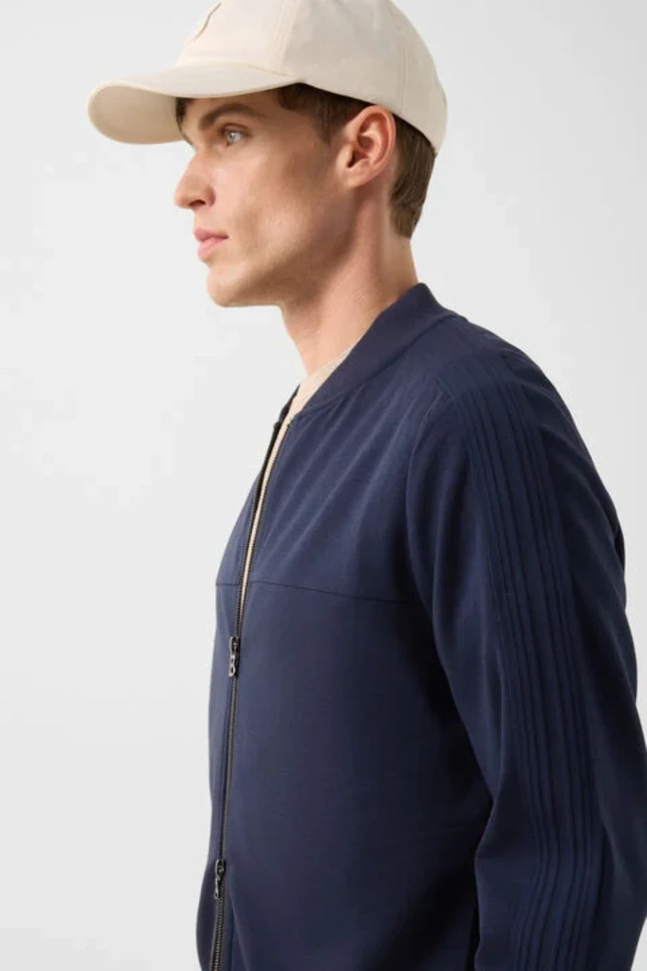 Lennox Jersey Lüks Sportif Stil, Erkek Ceket