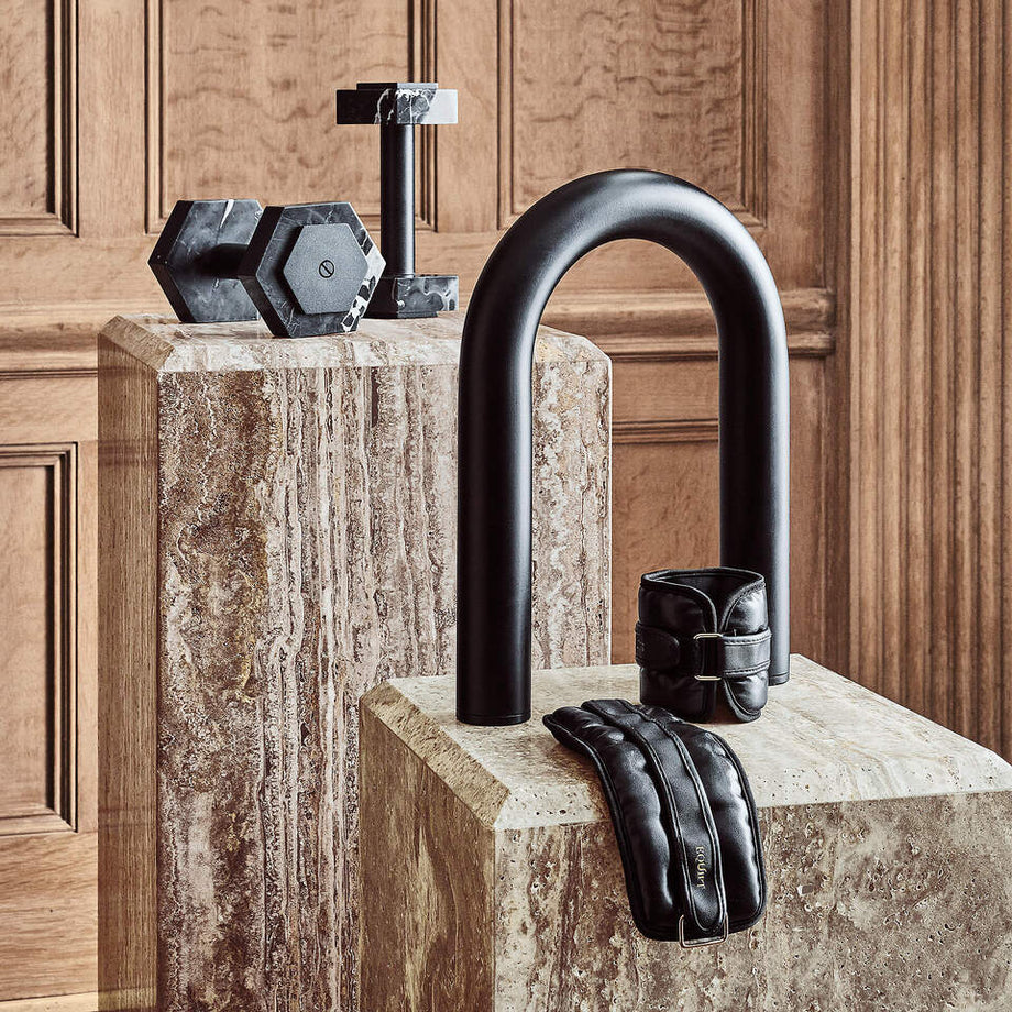 Siyah Ubarre Ağırlık 8 lbs, Modern Ev Spor Salonu İçin