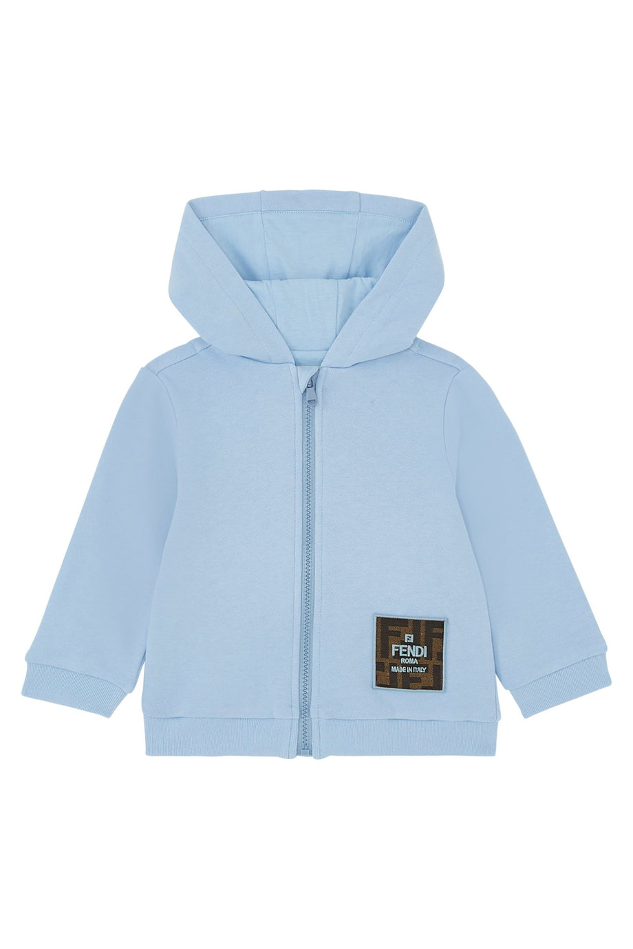 Çocuk Fermuarlı Sweatshirt - Mavi