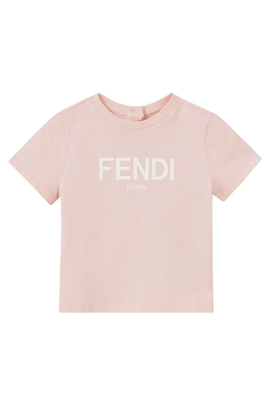 Roma Logo Pamuklu Tişört - Pembe