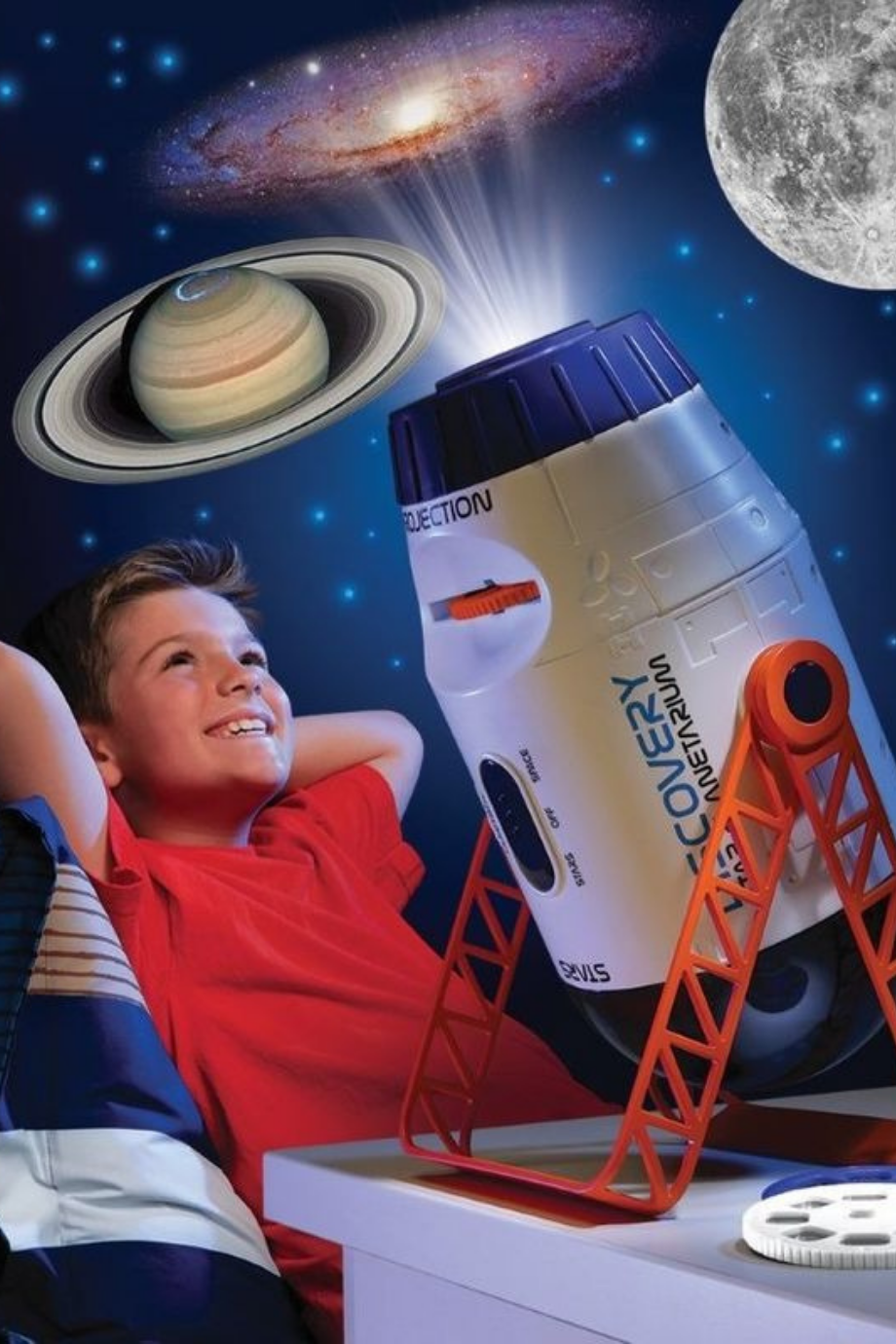 Mindblown Planetaryum Projektör 360 Derece Dönen Yıldız ve Gezegen Yansıtıcı
