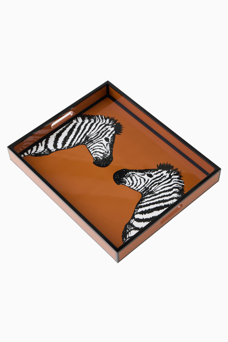 Zebra Lake Dekoratif Servis ve Sunum Tepsisi