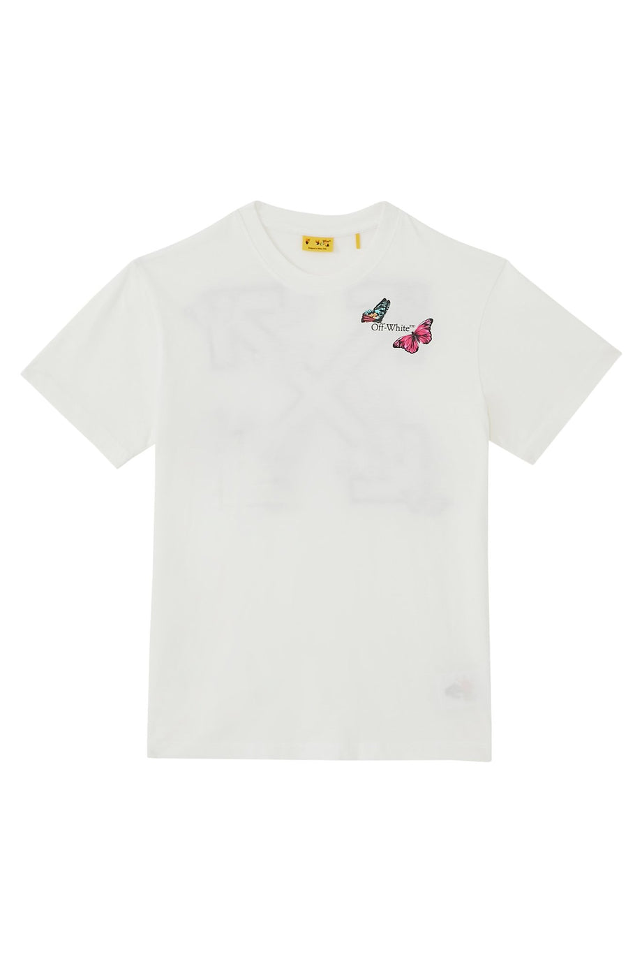 Çocuklar İçin Kelebekli Ok Tişört - Off-White