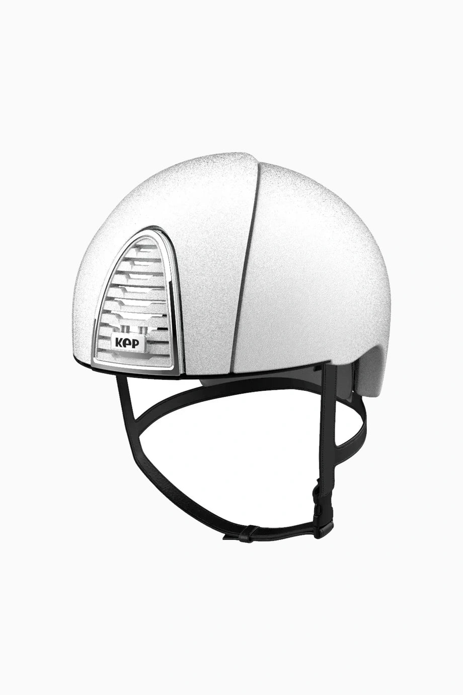 Cromo 2.0 Jockey Mat Beyaz Binici Kaskı Large