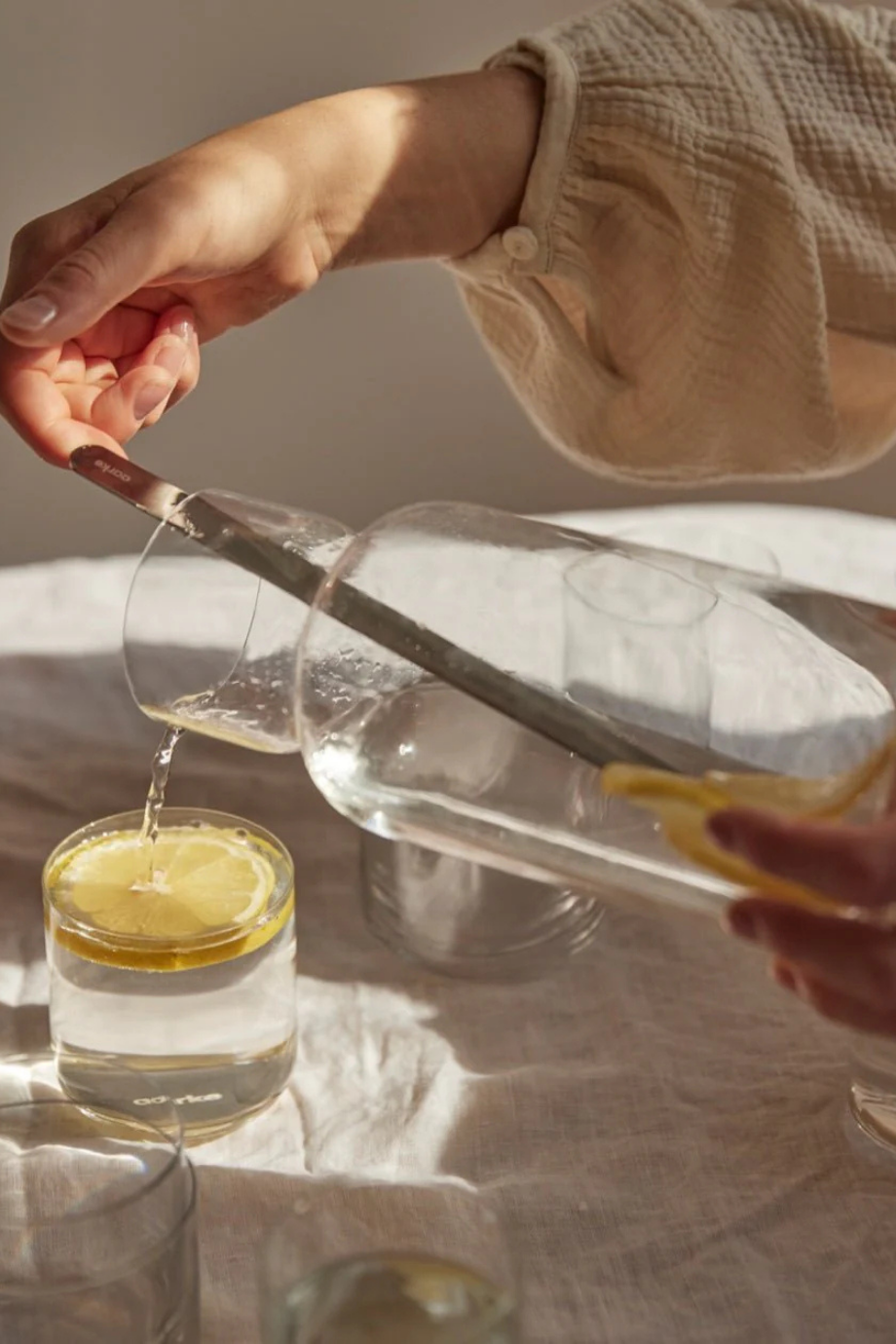 Glassware Set Kristal Karaf ve 4’lü Bardak Seti