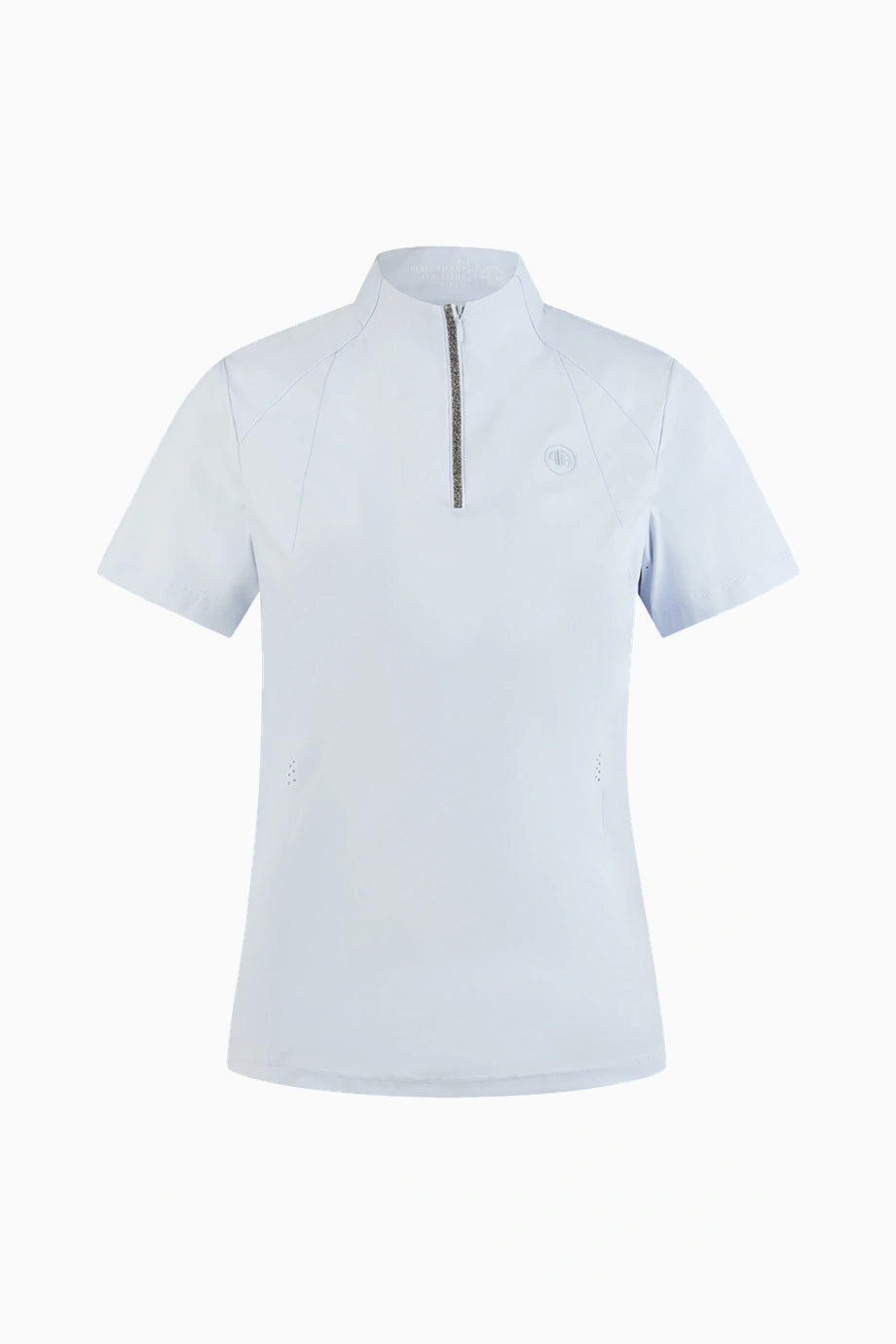 Athleisure 1224 Lüks Kadın Binici Yarış Tişörtü, Taş Detaylı