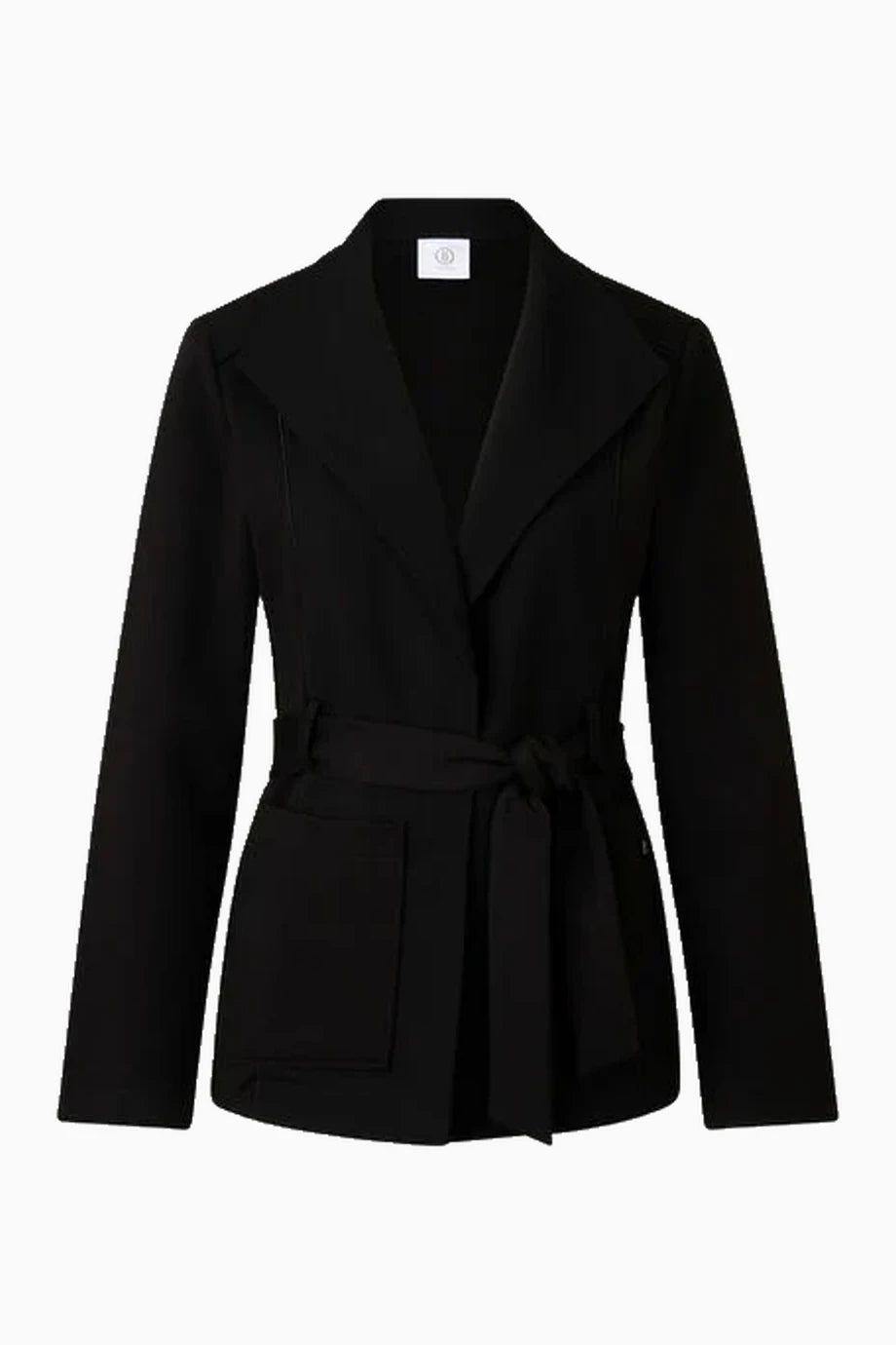 Benisha Jersey Slim Fit Siyah & B-Logo Blazer Kadın Ceket