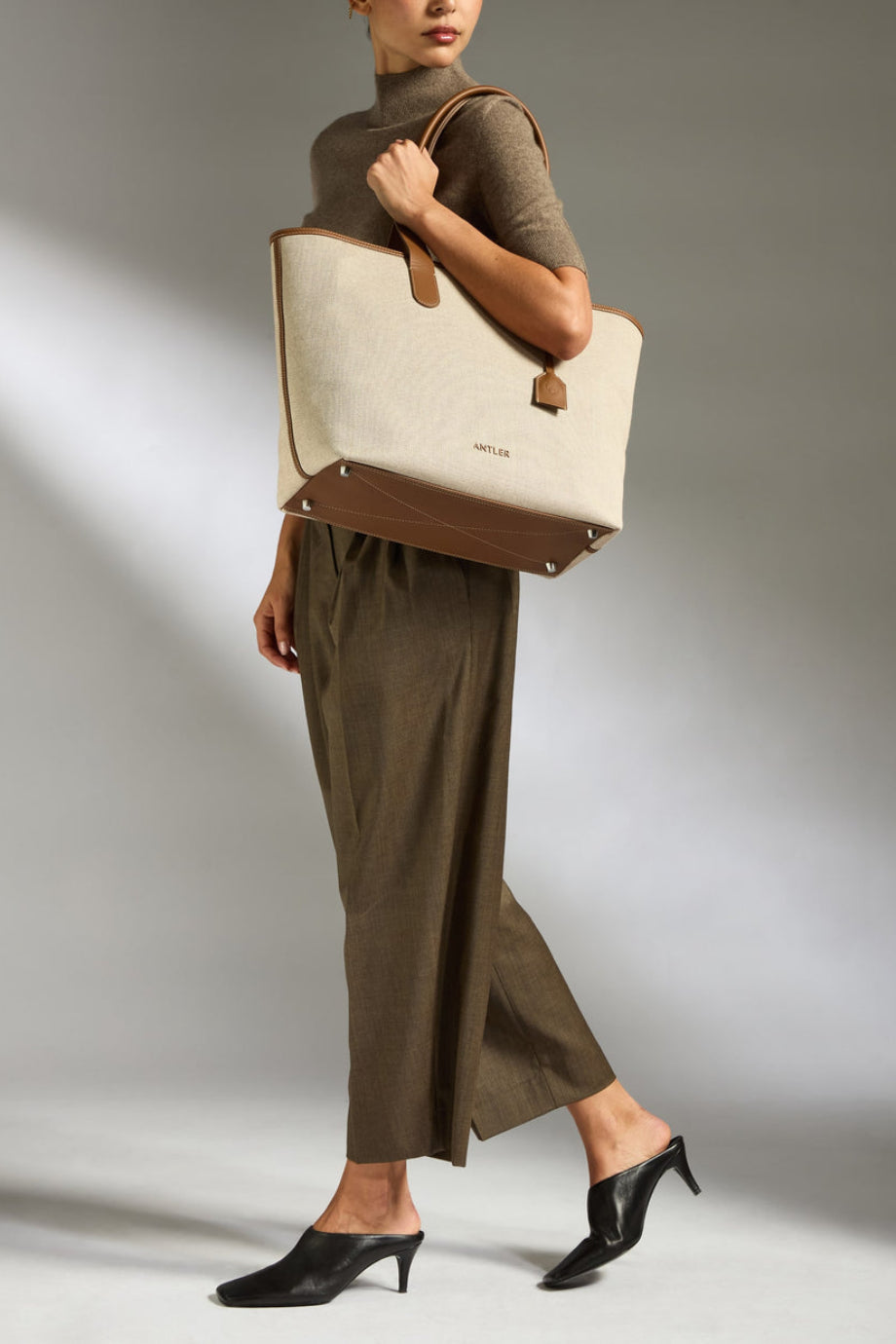 Heritage Deri Unisex Tote Çanta
