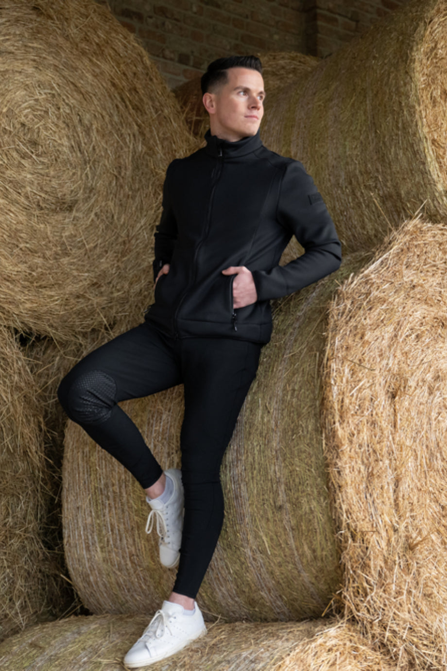 4-Way Stretch 8042 Lüks, Fleece Spor Erkek Ceket