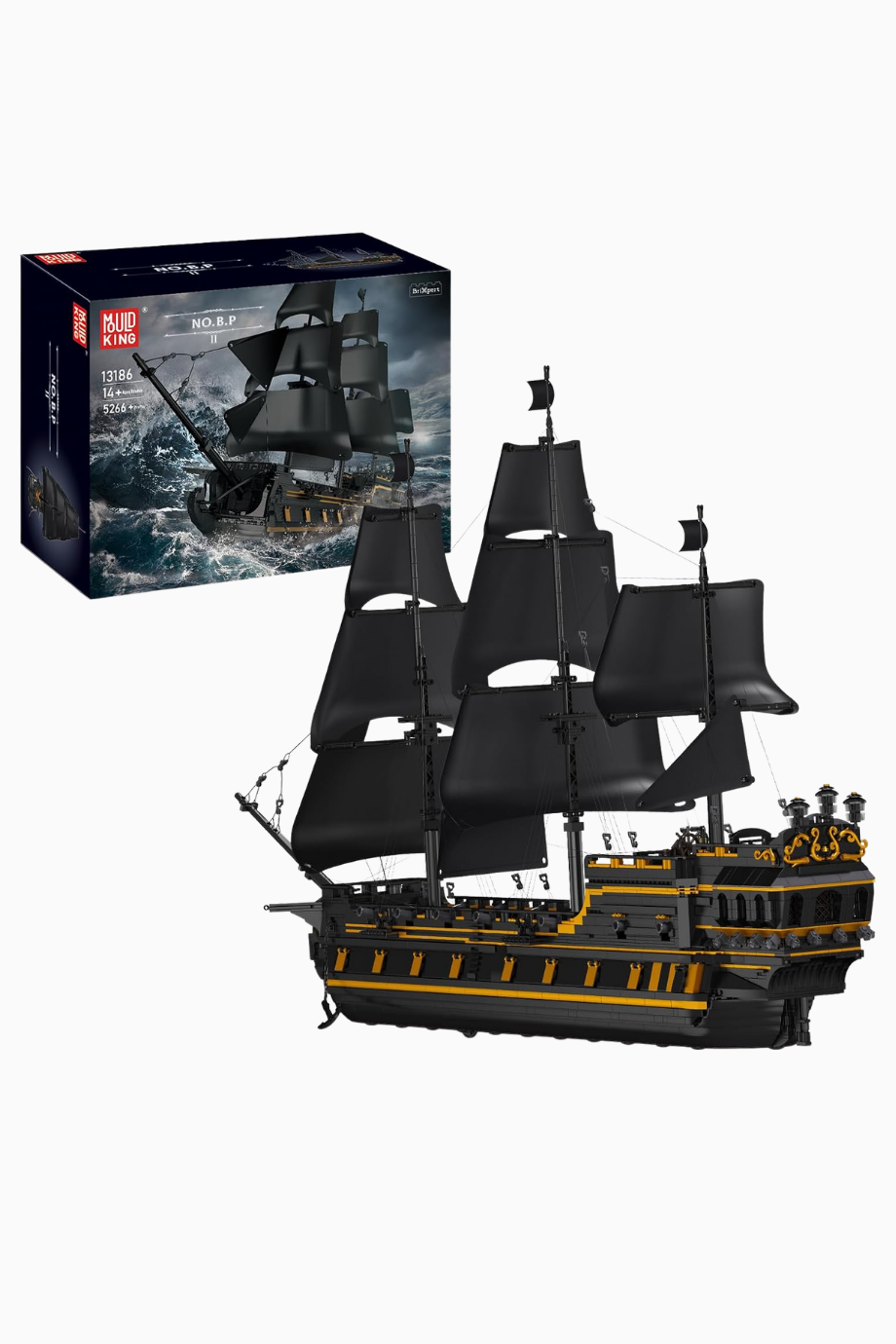 13186 Pirate Ship Black Pearl 5266 Parça Lüks Yapı Seti