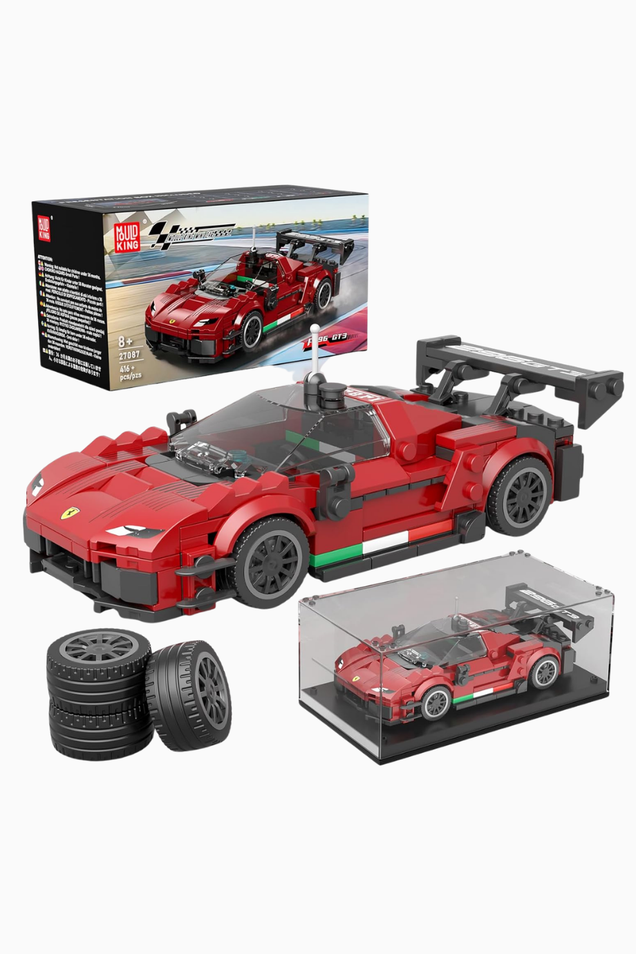 27087 Spor Araba Yapım Seti 416 Parça Akrilik Kutulu Koleksiyon Model